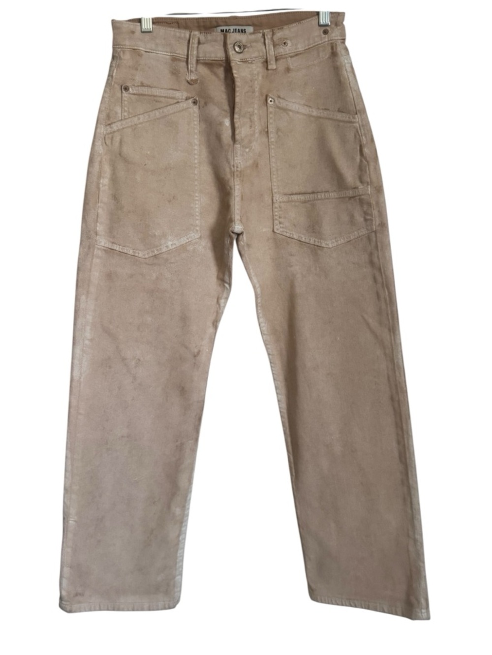 MAC Jeans Whitewash Straight Leg Jean